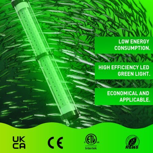 LED underwater green fishing lights