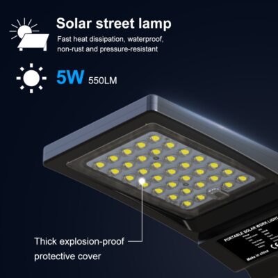 5W solar work lights